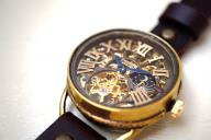 K-11　クラウン　真鍮　　スケルトン　ワインブラウン