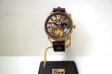 K-11　クラウン　真鍮　　スケルトン　ワインブラウン