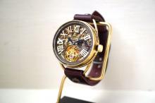 K-11　クラウン　真鍮　　スケルトン　ワインブラウン