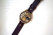 K-11　クラウン　真鍮　　スケルトン　ワインブラウン