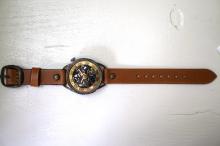 メカニックブラック　AT　キャメル　真鍮