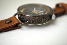 メカニックブラック　AT　キャメル　真鍮