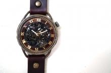 メカニックブラック　AT　ワインブラウン　真鍮