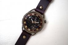 メカニックブラック　AT　ワインブラウン　真鍮