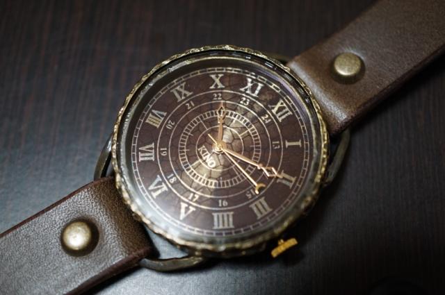 L-4 クラック ワールド ローマ 真鍮 ブラウン