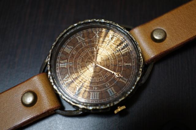 L-4 クラック ワールド ローマ 真鍮 キャメル