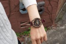 メカニックブラック　AT　ワインブラウン　真鍮