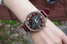 メカニックブラック　AT　キャメル　真鍮