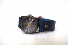 S-2 ハグルマ ワールド ローマ Sサイズ　真鍮　ブルー