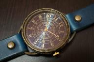 L-4 クラック ワールド アラビア 真鍮 ブルー