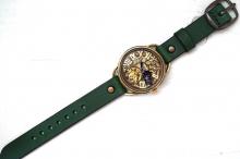 K-11　クラウン　真鍮　　スケルトン　GD/MOV　グリーン