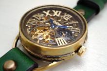 K-11　クラウン　真鍮　　スケルトン　GD/MOV　グリーン