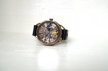 K-11　クラウン　真鍮　　スケルトン　SV/MOV　ブラック