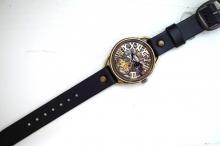 K-11　クラウン　真鍮　　スケルトン　SV/MOV　ブラック