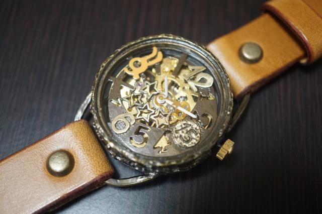 メカピョン　MV/GD 真鍮 　キャメル