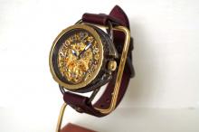 アラベスク　AT　GD/MOV　真鍮　ワインブラウン