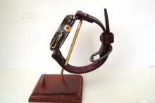 K-10　キノパンクワールド　真鍮　ワインブラウン　手作り時計