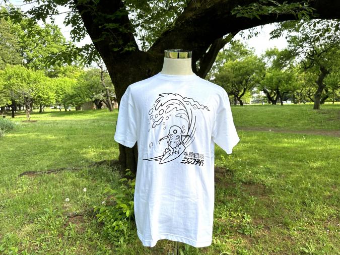 波乗りミジンコライダー　Tシャツ(クリアファイルおまけ)