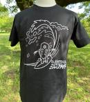 波乗りミジンコライダー　Tシャツ(クリアファイルおまけ)
