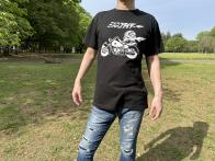 ミジンコライダーバイクVer　Tシャツ(クリアファイルおまけ)