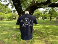 ミジンコライダー家族・整列　Ver　Tシャツ(両面)(クリアファイルおまけ)