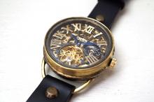 K-11　クラウン　真鍮　　スケルトン　GD/MOV　ブラック