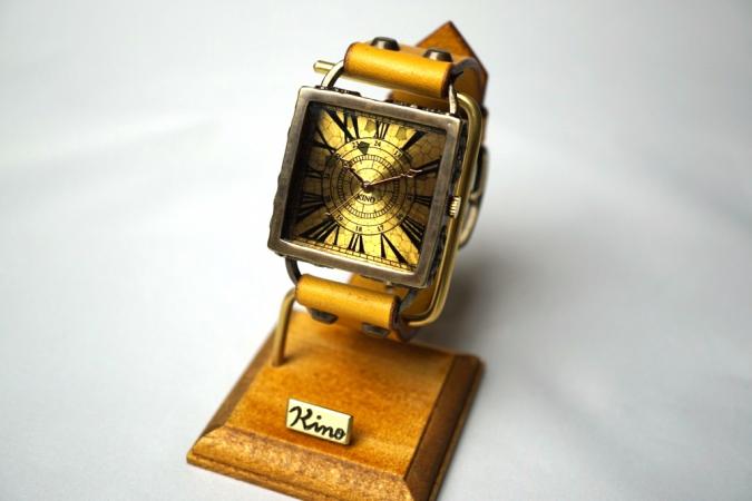 クラックワールドスクエア　Lサイズ　真鍮　イエロー