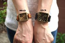 クラックワールドスクエア　Lサイズ　真鍮　イエロー