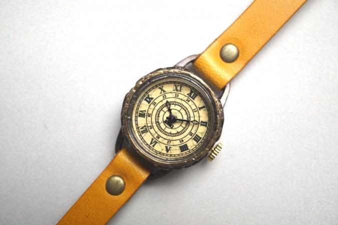 SS-1 クラック アンティーク ローマ SSサイズ　真鍮 イエロー