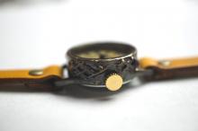 SS-1 クラック アンティーク ローマ SSサイズ　真鍮 イエロー