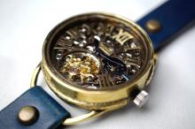 K-11　クラウン　真鍮　　スケルトン　ブルー