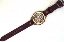 アラベスク　AT　SV/MOV　真鍮　ワインブラウン