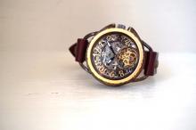 アラベスク　AT　SV/MOV　真鍮　ワインブラウン