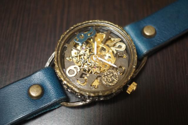 メカピョン　MV/GD 真鍮 　ブルー