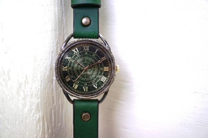 L-4 クラック ワールド ローマ 真鍮 グリーン