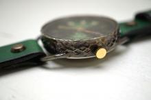 L-4 クラック ワールド ローマ 真鍮 グリーン