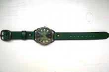 L-4 クラック ワールド ローマ 真鍮 グリーン